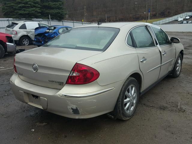 2G4WC582581185520 - 2008 BUICK LACROSSE C BEIGE photo 4