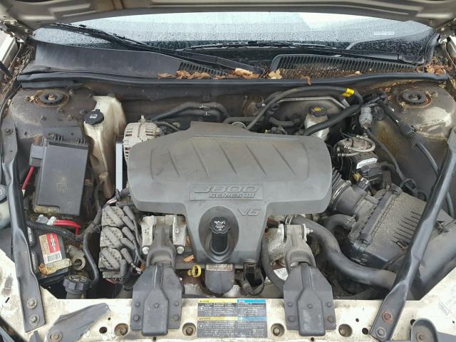 2G4WC582581185520 - 2008 BUICK LACROSSE C BEIGE photo 7