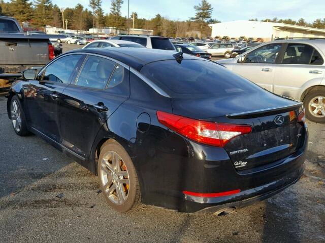 5XXGR4A6XDG217588 - 2013 KIA OPTIMA SX BLACK photo 3