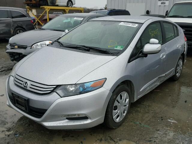 JHMZE2H70AS027886 - 2010 HONDA INSIGHT EX SILVER photo 2