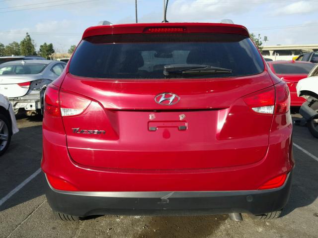 KM8JU3AG3EU883030 - 2014 HYUNDAI TUCSON GLS RED photo 9