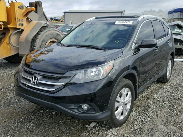 2HKRM3H73EH502509 - 2014 HONDA CR-V EXL BLACK photo 2