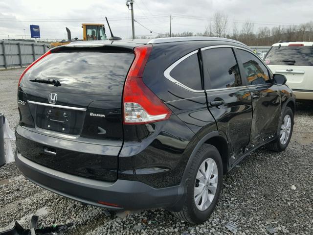 2HKRM3H73EH502509 - 2014 HONDA CR-V EXL BLACK photo 4