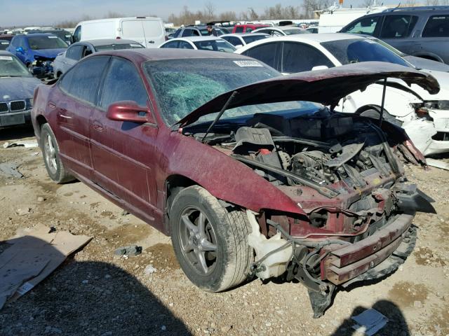 1G2WP52K61F121622 - 2001 PONTIAC GRAND PRIX MAROON photo 1