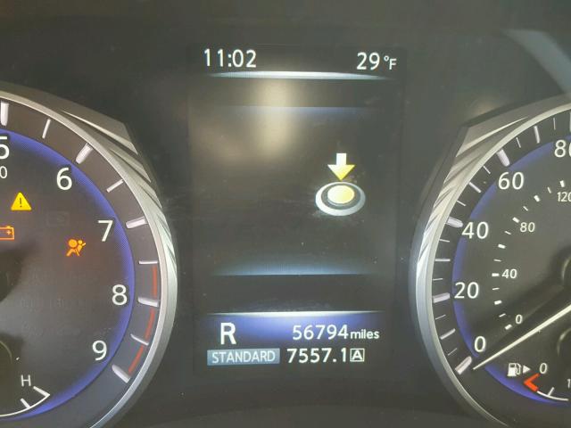 JN1BV7AR6EM682157 - 2014 INFINITI Q50 BASE Gris foto 8