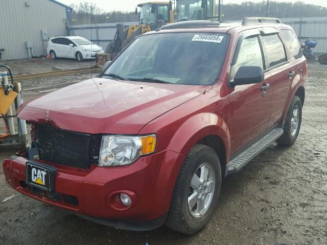 1FMCU0D74BKA30825 - 2011 FORD ESCAPE XLT RED photo 2