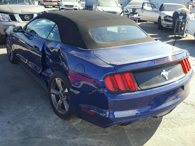 1FATP8EM8G5279235 - 2016 FORD MUSTANG BLUE photo 3