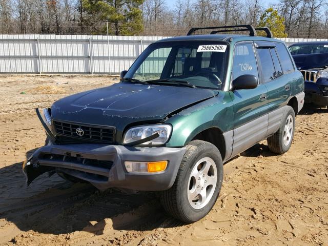 JT3GP10V0X7053718 - 1999 TOYOTA RAV4 GREEN photo 2