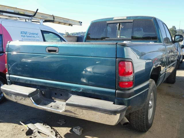 3B7HC13Y5WG230638 - 1998 DODGE RAM 1500 GREEN photo 4