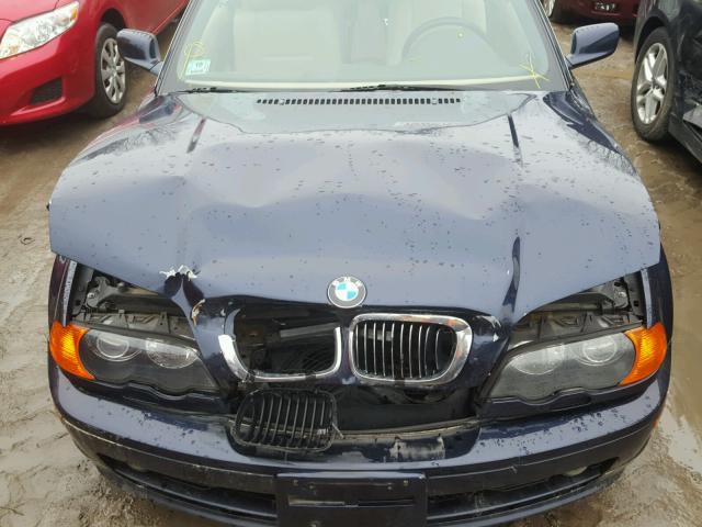 WBABS33482PG83580 - 2002 BMW 325 CI BLUE photo 7