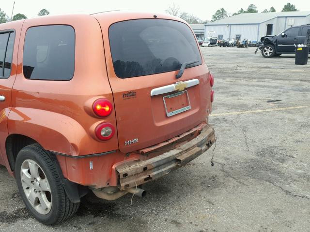 3GNDA23D37S572781 - 2007 CHEVROLET HHR LT ORANGE photo 9