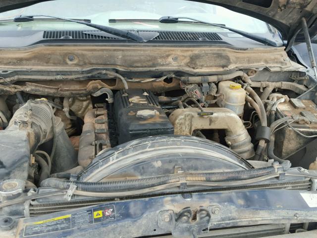 1D7KS28C86J246350 - 2006 DODGE RAM 2500 S BLUE photo 7