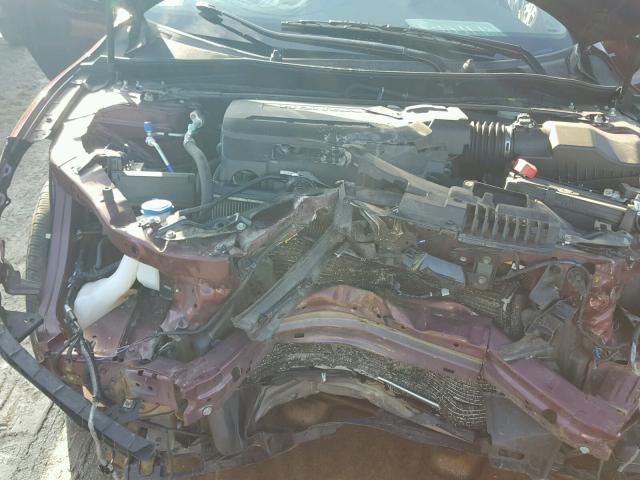 1HGCR3F87DA001861 - 2013 HONDA ACCORD EXL MAROON photo 7