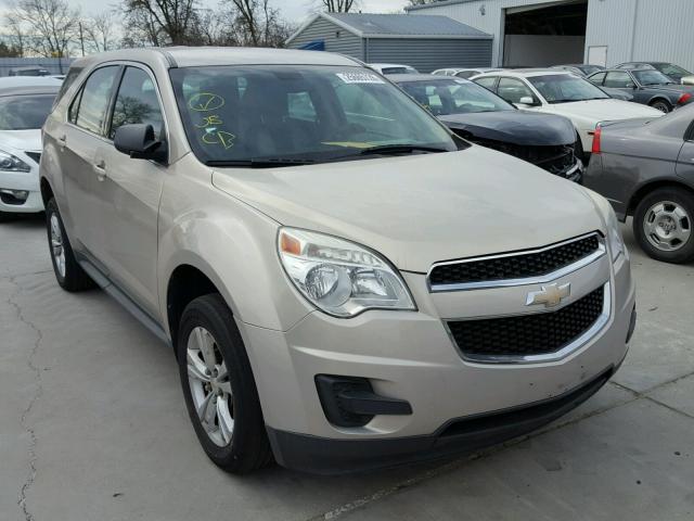 2CNALBEC9B6381850 - 2011 CHEVROLET EQUINOX LS TAN photo 1