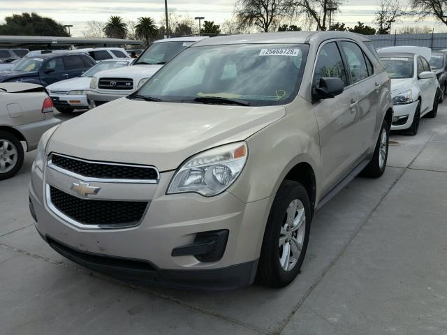 2CNALBEC9B6381850 - 2011 CHEVROLET EQUINOX LS TAN photo 2