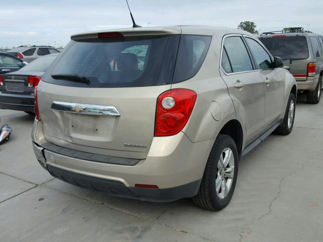 2CNALBEC9B6381850 - 2011 CHEVROLET EQUINOX LS TAN photo 4