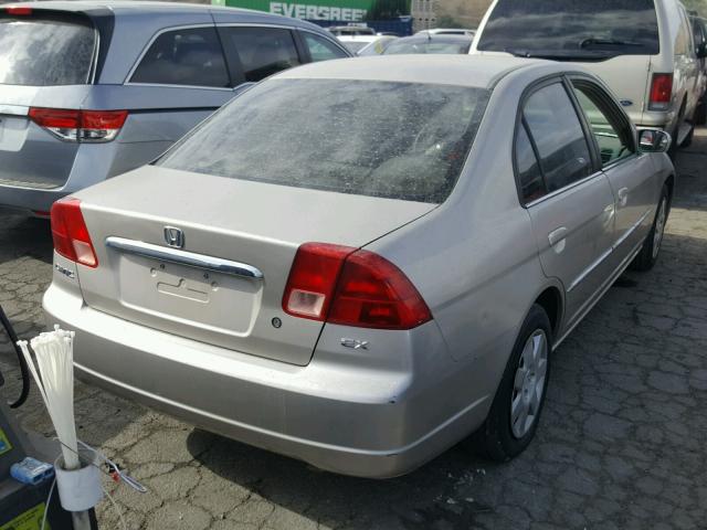 2HGES26792H546344 - 2002 HONDA CIVIC EX ბეჟი ფოტო 4