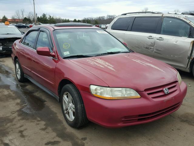 1HGCG66822A126240 - 2002 HONDA ACCORD EX RED photo 1