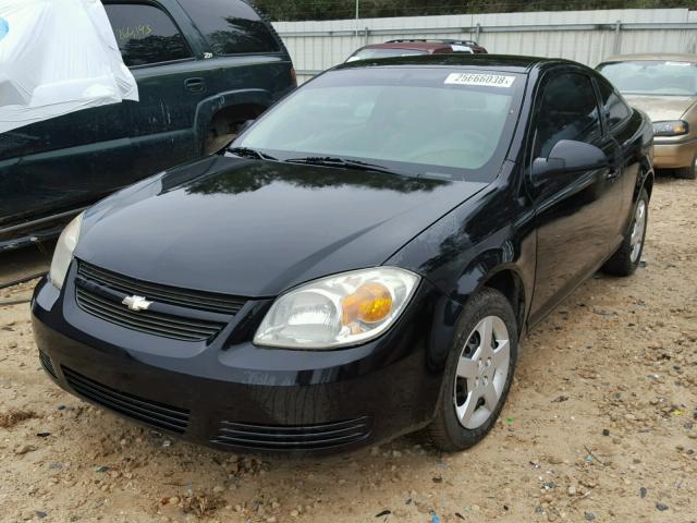 1G1AK15F267740238 - 2006 CHEVROLET COBALT LS BLACK photo 2