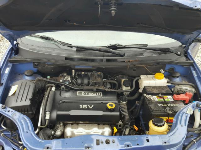 KL1TD56618B215842 - 2008 CHEVROLET AVEO BASE أزرق صورة 7