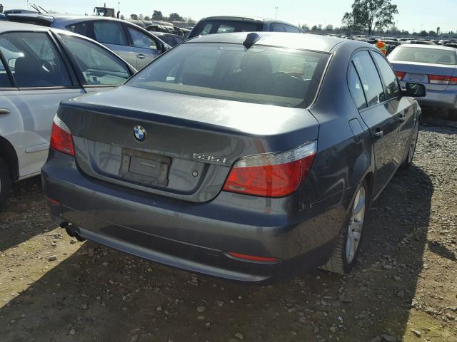 WBANW13528CZ74832 - 2008 BMW 535 I GRAY photo 4