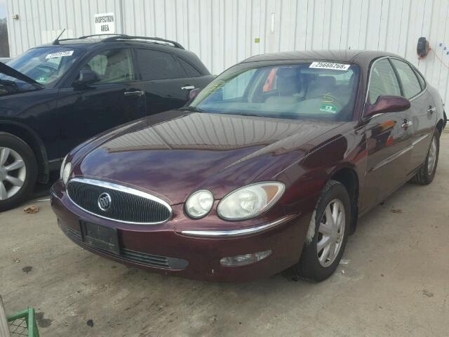 2G4WD582061301183 - 2006 BUICK LACROSSE C BURGUNDY photo 2