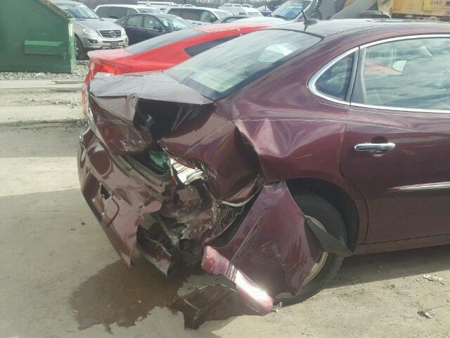 2G4WD582061301183 - 2006 BUICK LACROSSE C BURGUNDY photo 9