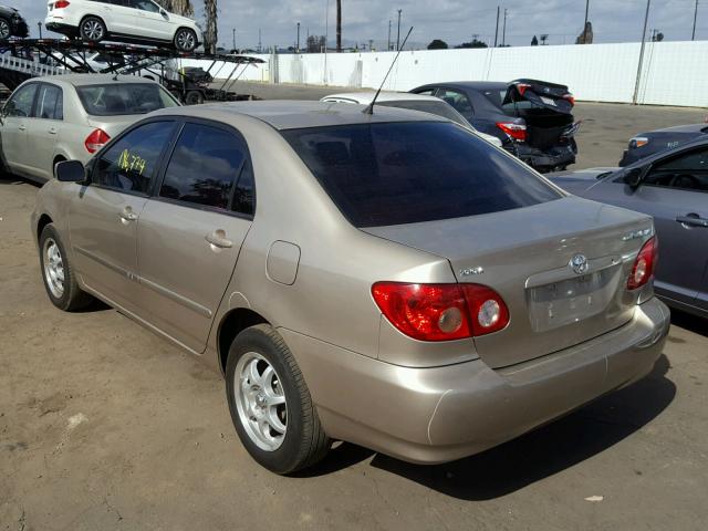 1NXBR32E86Z649681 - 2006 TOYOTA COROLLA CE TAN photo 3