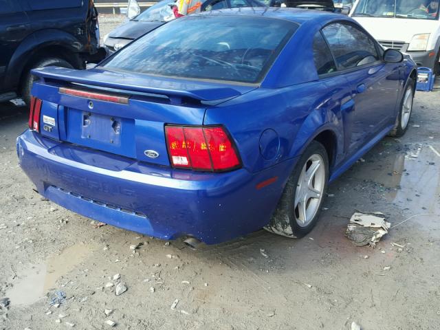 1FAFP42X93F357367 - 2003 FORD MUSTANG GT BLUE photo 4