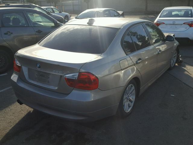 WBAVA37587NL12115 - 2007 BMW 328 I SILVER photo 4