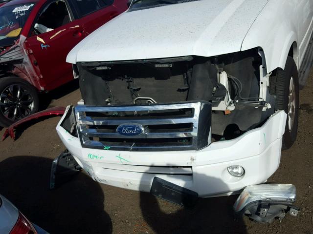 1FMJK1J55BEF28147 - 2011 FORD EXPEDITION WHITE photo 9