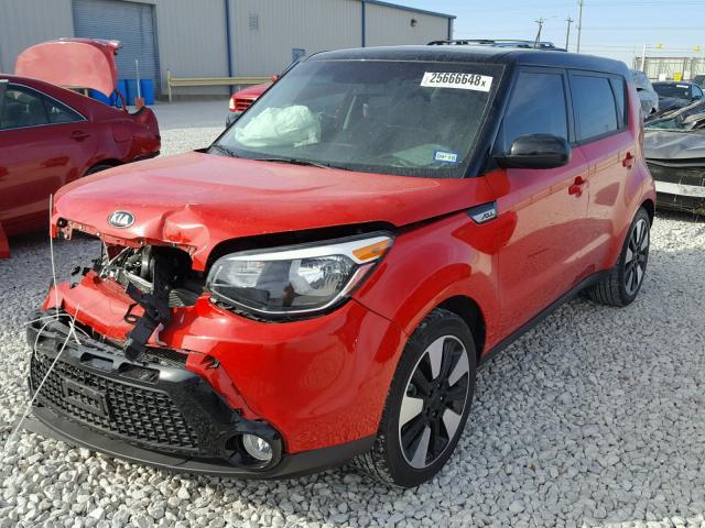 KNDJP3A58G7358170 - 2016 KIA SOUL + RED photo 2