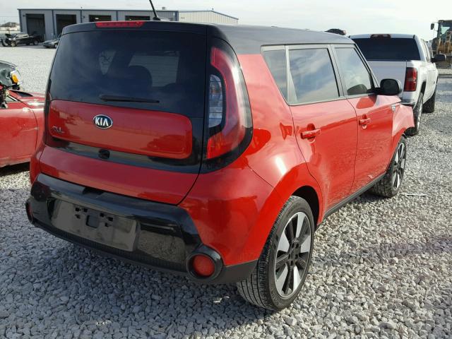 KNDJP3A58G7358170 - 2016 KIA SOUL + RED photo 4