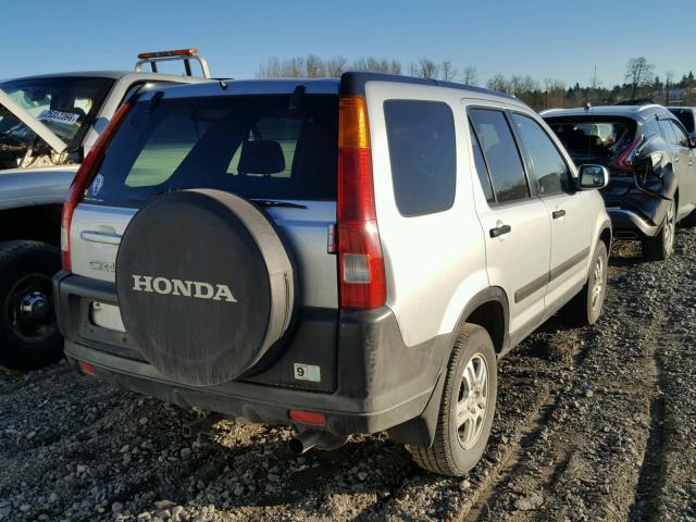 JHLRD788X2C000736 - 2002 HONDA CR-V EX SILVER photo 4