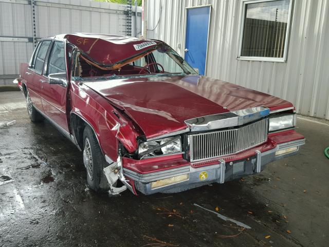 1G6CD5185H4298491 - 1987 CADILLAC DEVILLE RED photo 1