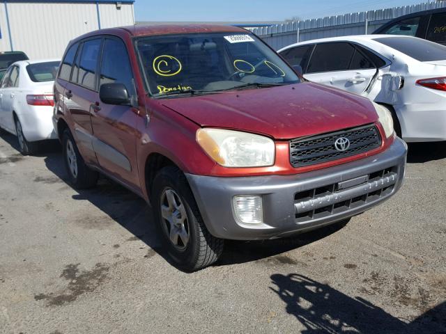 JTEGH20V830086348 - 2003 TOYOTA RAV4 RED photo 1