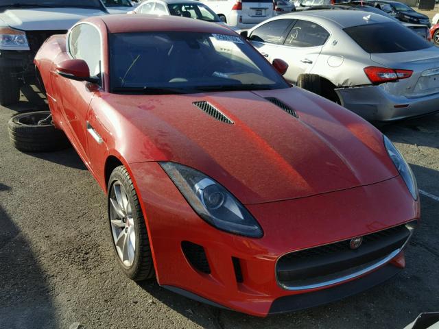 SAJWA6AT9H8K36678 - 2017 JAGUAR F-TYPE RED photo 1