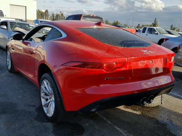 SAJWA6AT9H8K36678 - 2017 JAGUAR F-TYPE RED photo 3