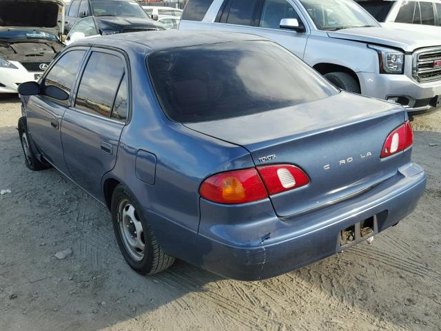 1NXBR12E8XZ301899 - 1999 TOYOTA COROLLA VE BLUE photo 3