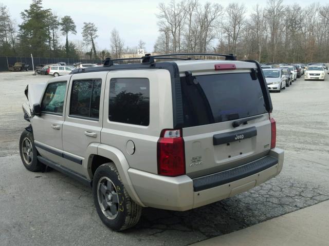 1J8HG48N88C172284 - 2008 JEEP COMMANDER GRAY photo 3
