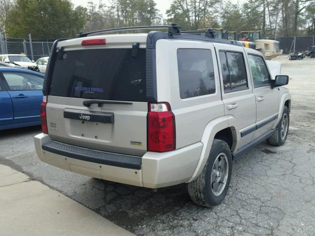 1J8HG48N88C172284 - 2008 JEEP COMMANDER GRAY photo 4