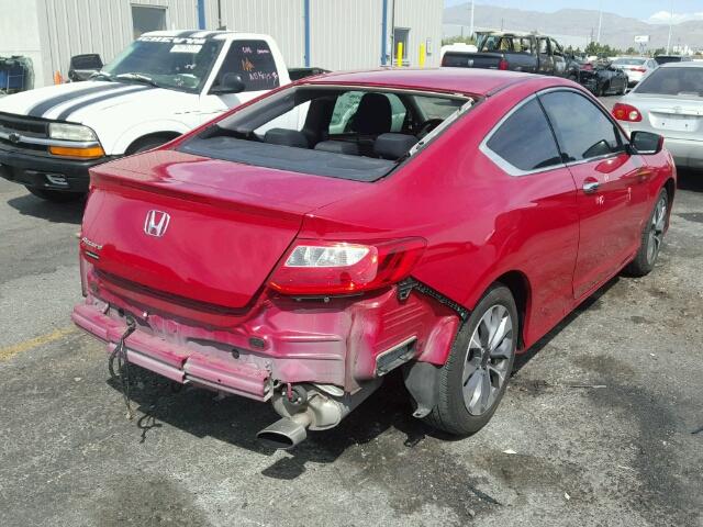 1HGCT1B32FA002662 - 2015 HONDA ACCORD LX- RED photo 4