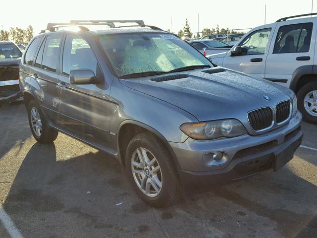 5UXFA13545LY21403 - 2005 BMW X5 3.0I GRAY photo 1