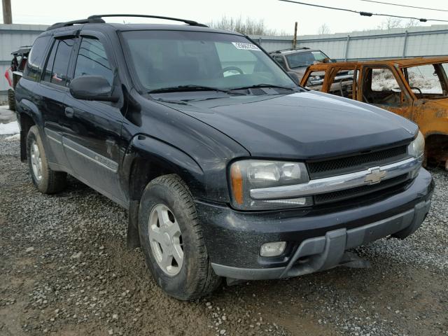 1GNDT13S422169397 - 2002 CHEVROLET TRAILBLAZE BLACK photo 1