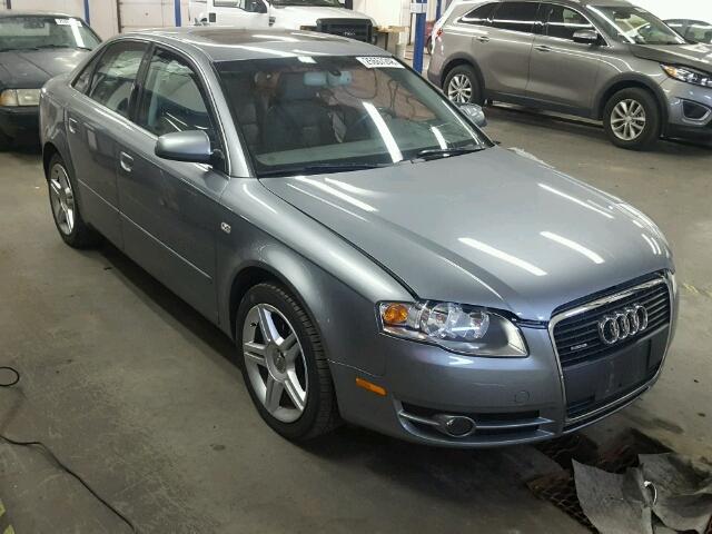 WAUDF78EX6A201333 - 2006 AUDI A4 2.0T QU GRAY photo 1