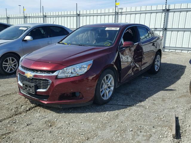 1G11C5SL0FF320420 - 2015 CHEVROLET MALIBU 1LT 勃艮第红 照片 2