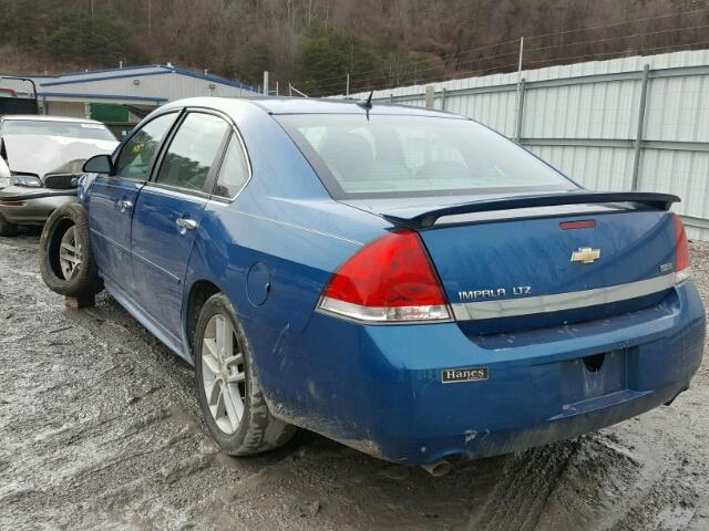 2G1WC5EM9A1157244 - 2010 CHEVROLET IMPALA LTZ BLUE photo 3