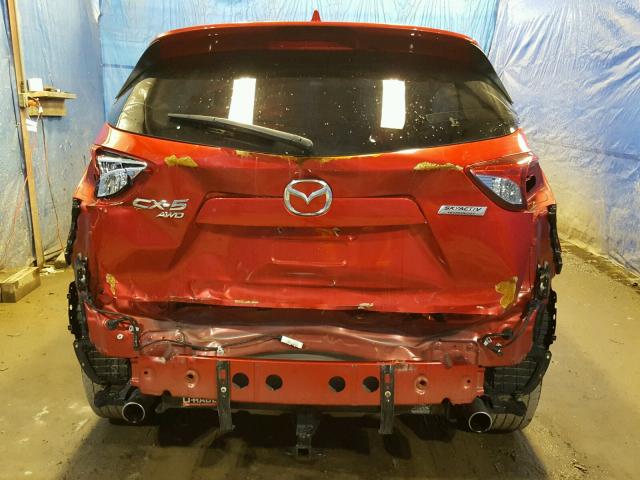 JM3KE4CY2F0466273 - 2015 MAZDA CX-5 TOURI RED photo 9