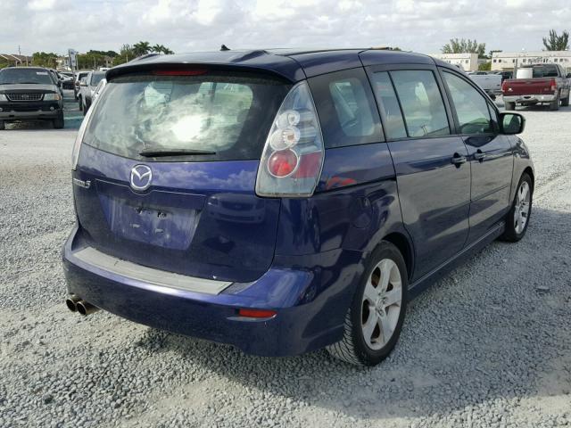 JM1CR293060104878 - 2006 MAZDA 5 BLUE photo 4