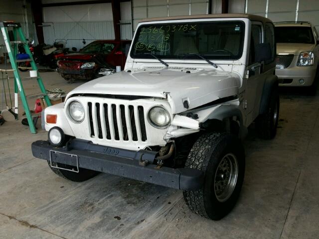 1J4FY19S5VP482020 - 1997 JEEP WRANGLER / WHITE photo 2